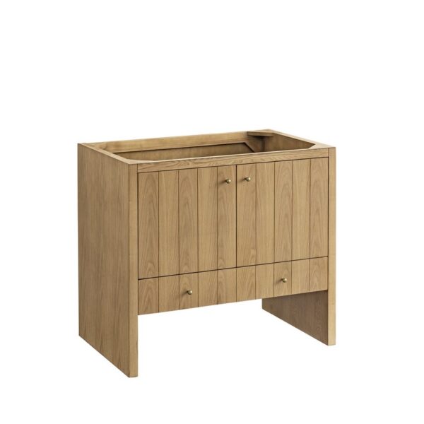 James Martin 435-V36-LNO Hudson 35 7/8 Inch Light Natural Oak Single Sink Vanity Cabinet Only