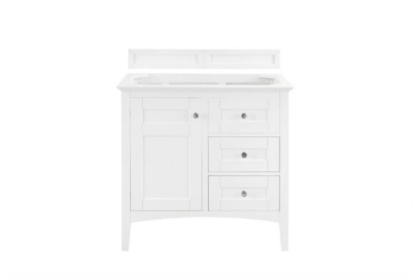 James Martin 527-V36-BW Palisades 36 Inch Single Vanity in Bright White