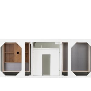 James Martin 527-V60S-BW Palisades 60 Inch Single Vanity in Bright White