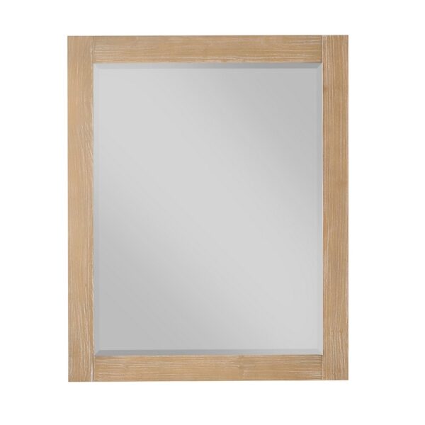 Altair 531030-MIR Ivy 27 1/4 Inch Rectangular Bathroom Wood Framed Wall Mirror