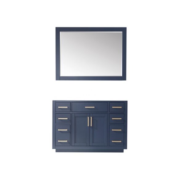 Altair 531048-CAB Ivy 48 Inch Single Sink Bathroom Vanity Cabinet Only with Mirror without Countertop