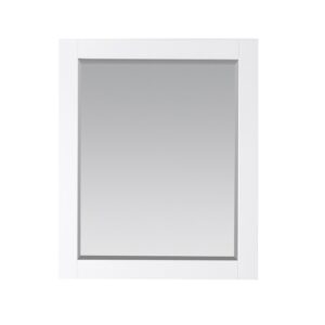 Altair 535030-MIR Maribella 27 1/4 Inch Rectangular Bathroom Wood Framed Wall Mirror