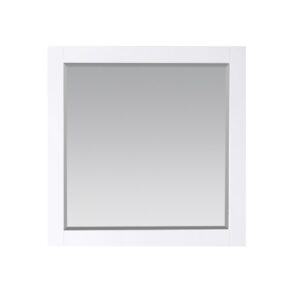 Altair 535036-MIR Maribella 33 1/2 Inch Rectangular Bathroom Wood Framed Wall Mirror