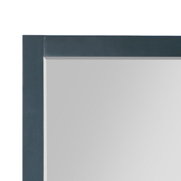 Altair 535048-MIR-CB Maribella 48 Inch Rectangular Bathroom Wood Framed Wall Mirror - Classical Blue