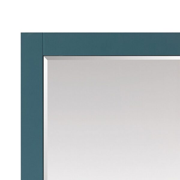 Altair 541024-MIR-RG Sutton 24 Inch Rectangular Bathroom Wood Framed Wall Mirror - Royal Green