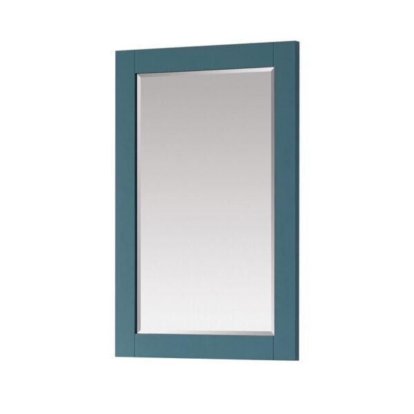 Altair 541024-MIR-RG Sutton 24 Inch Rectangular Bathroom Wood Framed Wall Mirror - Royal Green