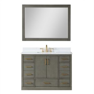 Altair 544048 Monna 48 Inch Single Bathroom Vanity with Countertop