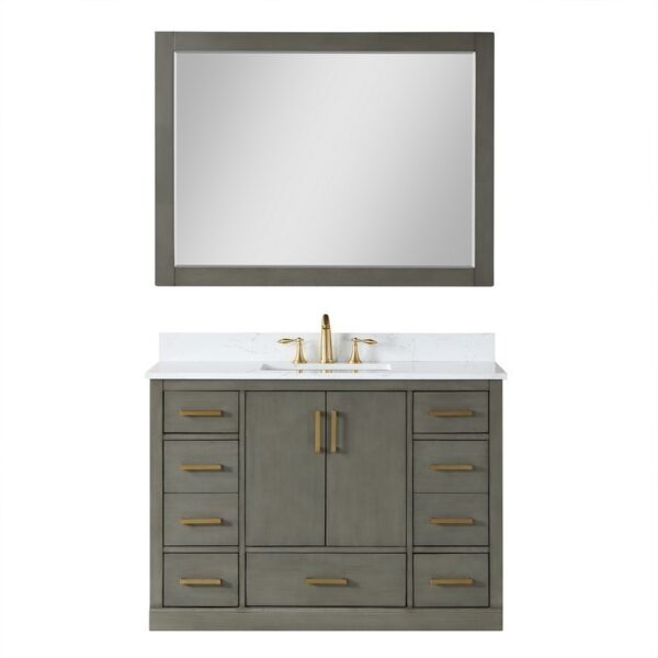 Altair 544048 Monna 48 Inch Single Bathroom Vanity with Countertop