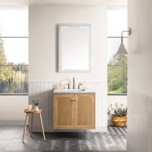 James Martin 545-V30-LNO Laurent 29 7/8 Inch Light Natural Oak Single Sink Vanity Cabinet Only