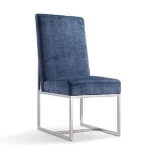 Manhattan Comfort Element Blue Dining Chairs (Set of 8)