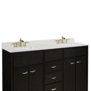 Altair 61073-CTP-MW Belluno 73 Inch Single Bathroom Vanity Top in Milano White with Ceramic Rectangle Undermount Sink