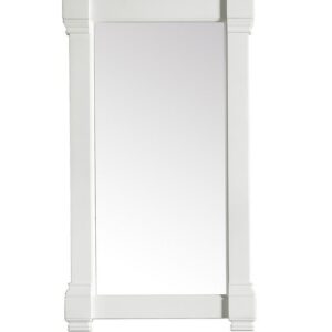 James Martin 650-M22-BW Brittany 22 Inch Mirror in Bright White