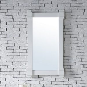 James Martin 650-M22-BW Brittany 22 Inch Mirror in Bright White