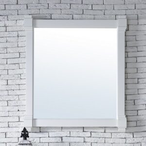 James Martin 650-M35-BW Brittany 36 Inch Mirror in Bright White