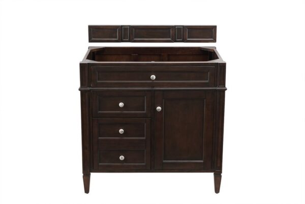 James Martin 650-V36-BNM Brittany 35 Inch Burnished Mahogany Single Vanity