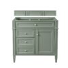 James Martin 650-V36-SC Brittany 34 7/8 Inch Smokey Celadon Single Sink Vanity Cabinet Only