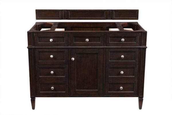 James Martin 650-V48-BNM Brittany 47 Inch Burnished Mahogany Single Vanity