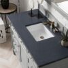 James Martin 650-V48-UGR-3CSP Brittany 48 Inch Urban Gray Single Vanity with 3 cm Charcoal Soapstone Quartz Top with Sink