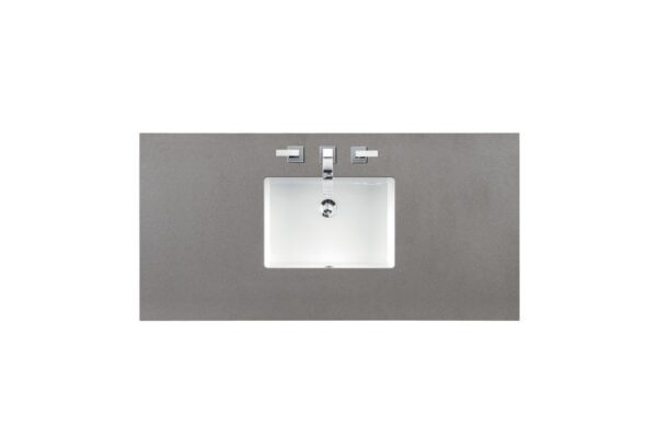 James Martin 650-V48-UGR-3GEX Brittany 48 Inch Urban Gray Single Vanity with 3 cm Grey Expo Quartz Top with Sink