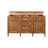 James Martin 650-V60D-SBR Brittany 60 Inch Saddle Brown Double Vanity