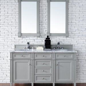 James Martin 650-V60D-UGR Brittany 59 Inch Urban Gray Double Vanity