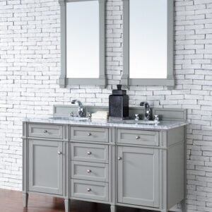 James Martin 650-V60D-UGR Brittany 59 Inch Urban Gray Double Vanity