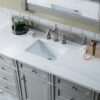 James Martin 650-V60S-UGR-3AF Brittany 60 Inch Urban Gray Single Vanity with 3 cm Arctic Fall Solid Surface Top