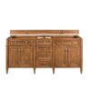 James Martin 650-V72-SBR Brittany 72 Inch Saddle Brown Double Vanity