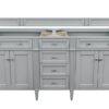 James Martin 650-V72-UGR Brittany 71 Inch Urban Gray Double Vanity