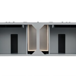 James Martin 650-V72-UGR Brittany 71 Inch Urban Gray Double Vanity