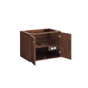 James Martin 670-V30-WLT Amberly 29 7/8 Inch Mid-Century Walnut Single Sink Vanity Cabinet Only