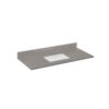 Altair 67049-CTP-CG Madrid 49 Inch Stone effects Vanity Top in Concerete Grey with White Sink