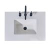 Altair 70030-CTP-SWAP Edolo 30 Inch Stone Effects Vanity Top with White Sink - Snow White Apron