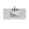 Altair 70042-CTP-SWAP Edolo 42 Inch Stone Effects Vanity Top with White Sink - Snow White Apron