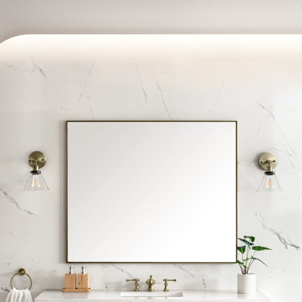 James Martin 715-M48 Rohe 48 Inch Rectangle Bathroom Mirror