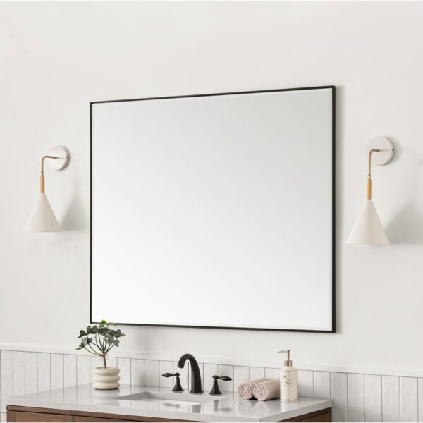 James Martin 715-M48 Rohe 48 Inch Rectangle Bathroom Mirror