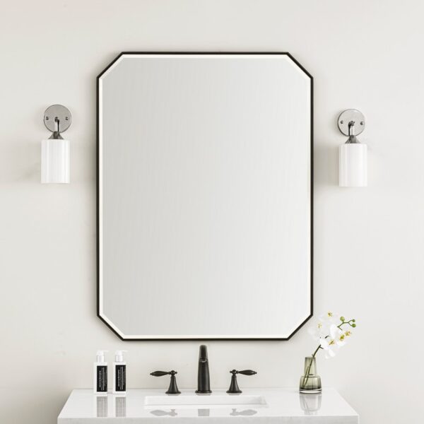 James Martin 715-MO30 Rohe 30 Inch Octagon Bathroom Mirror