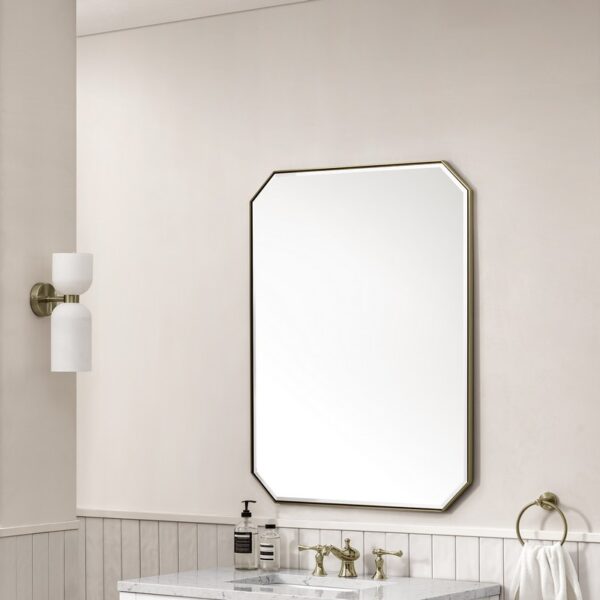 James Martin 715-MO30 Rohe 30 Inch Octagon Bathroom Mirror