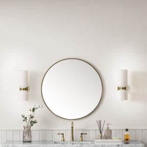 James Martin 715-MR30 Rohe 30 Inch Round Bathroom Mirror