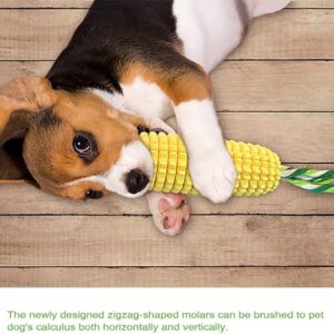 RetailHuntUSA Dog Chew Toys for Aggressive Chewers, Indestructible Tough Durable Squeaky Interactive Dog Toys, Puppy Teeth Chew Corn Stick Toy