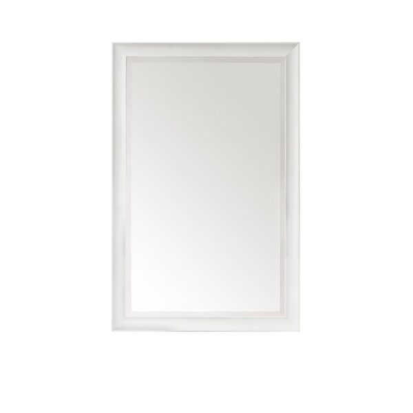 James Martin 735-M26 Glenbrooke 26 Inch Rectangle Poplar Solid Bathroom Mirror