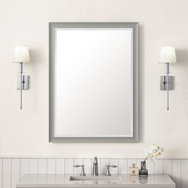 James Martin 735-M30 Glenbrooke 30 Inch Rectangle Poplar Solid Bathroom Mirror