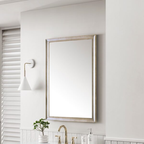 James Martin 735-M30-O 30 Inch Wall Mounted Rectangular Bathroom Mirror