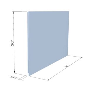 Altair 741048-LED-AC Cosenza 48 Inch Rectangle Frameless Modern LED Bathroom Vanity Mirror