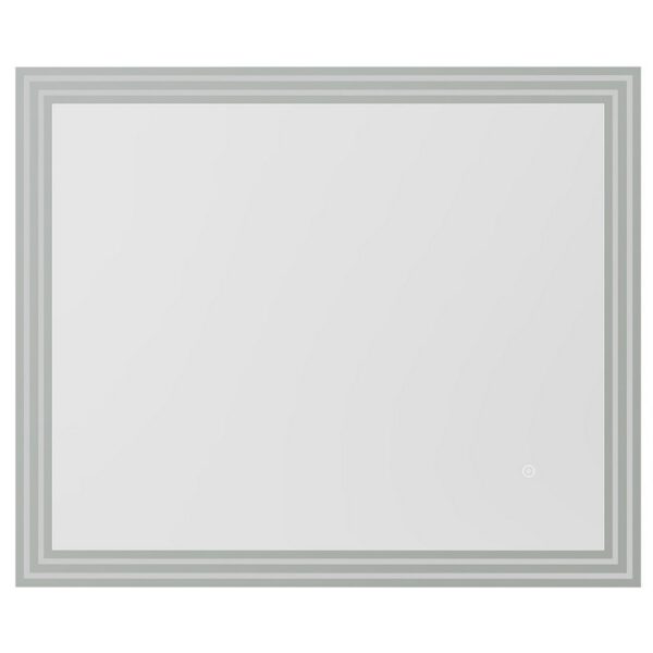 Altair 742036-LED-NF Livorno 36 Inch Rectangle Frameless Modern LED Bathroom Vanity Mirror