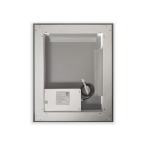 Altair 744024-LED-NF Genova 24 Inch Rectangle Frameless Modern LED Bathroom Vanity Mirror