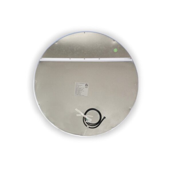 Altair 745024-LED-NF Padova 24 Inch Round Frameless Modern LED Bathroom Vanity Mirror