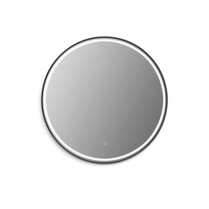 Altair 751032-LED Palme 32 Inch Round Framed Modern Bathroom Vanity LED Lighted Wall Mirror