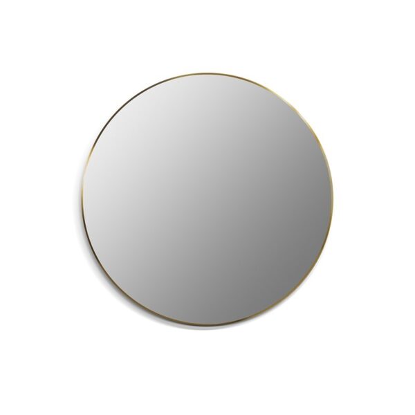 Altair 752042-MIR Liceo 42 Inch Round Aluminum Framed Bathroom Vanity Wall Mirror