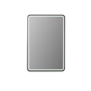 Altair 753024-LED Viaggi 24 Inch Rectangle Framed Modern Bathroom Vanity LED Lighted Wall Mirror